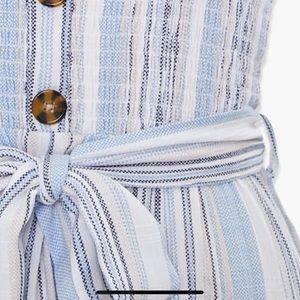 Striped Short Romper